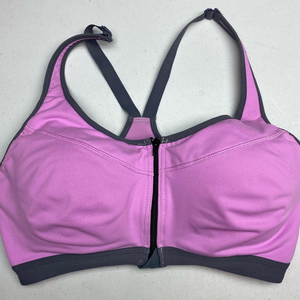 VSX PNK/GRY 2 Part Sports Bra, 36D *P1078
